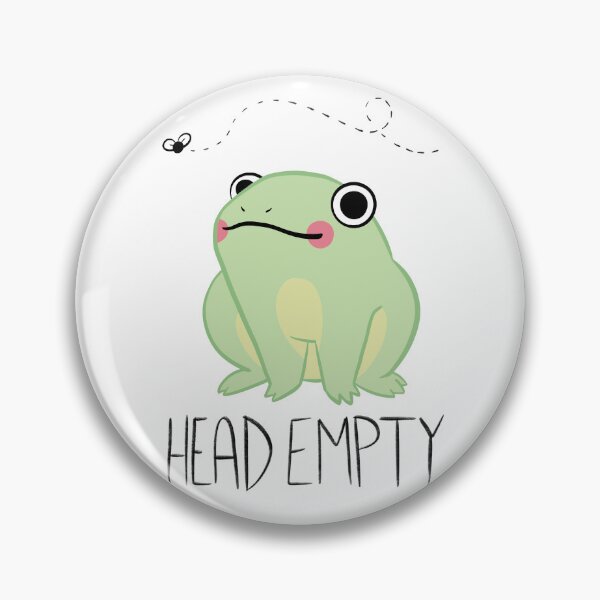 Item preview, No Thoughts Frog designed and sold by Ratt-teeth.