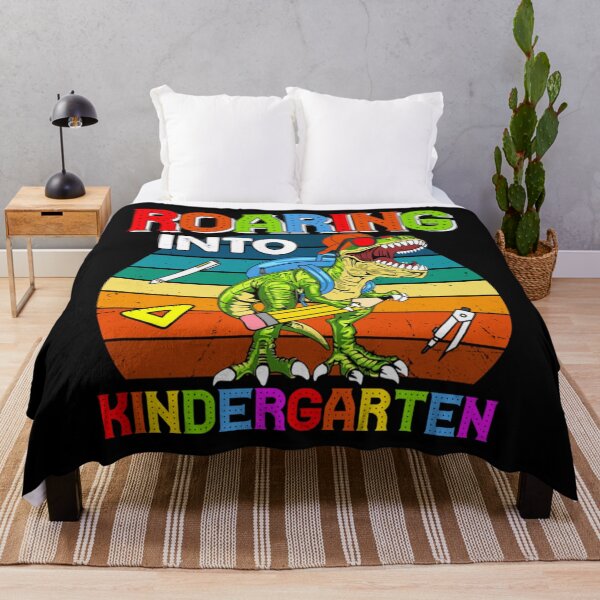 Item preview, Roaring Kindergarten Dinosaur T Rex Back to School Boys Gift Pullover Hoodie designed and sold by GerdaShop.