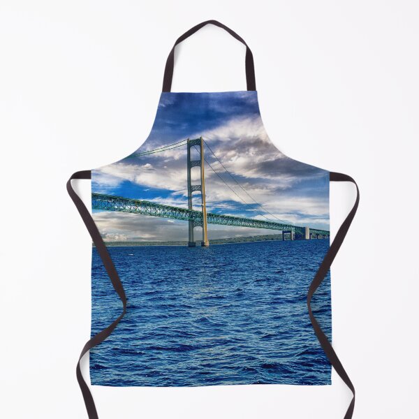 Item preview, The Mackinac Bridge from the Straits of Mackinaw designed and sold by Kathy Weaver.
