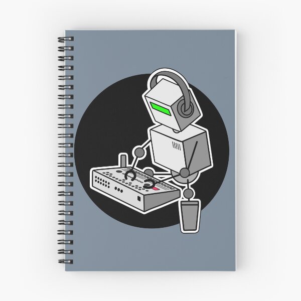 Item preview, Robot Musician Playing 909 Drum Machine designed and sold by AtomicMalibu.