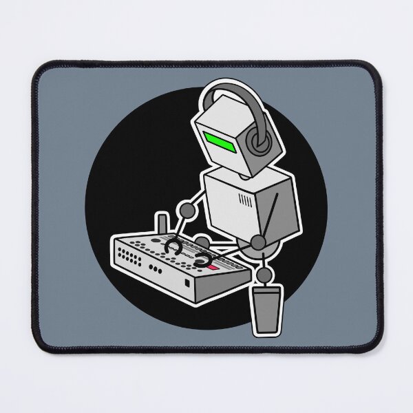 Item preview, Robot Musician Playing 909 Drum Machine designed and sold by AtomicMalibu.