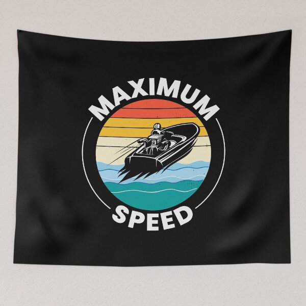Item preview, Hydroplane Boat Racing Powerboat Vintage Retro designed and sold by CuteDesigns1.