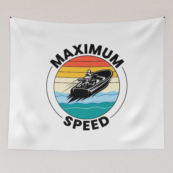 Item preview, Hydroplane Boat Racing Powerboat Vintage Retro designed and sold by CuteDesigns1.