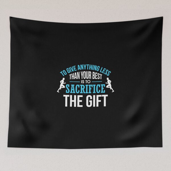 Item preview, Less Than Your Best Is To Sacrifice The Gift Essential T-Shirt designed and sold by ayeshadanaqws.