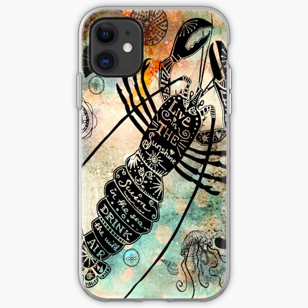 Larry the Lobster - loving the Ocean iPhone Soft Case
