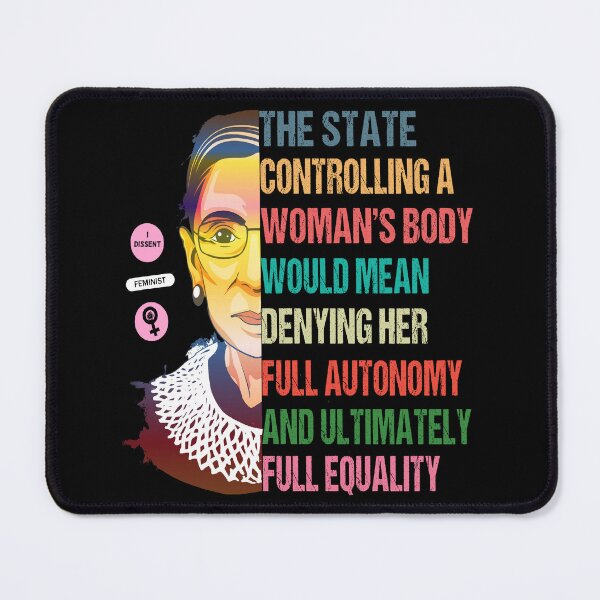 Item preview, My Body My Choice: Ruth Bader Ginsburg Pro Choice Feminist  Pullover print designed and sold by TrustedNomads.
