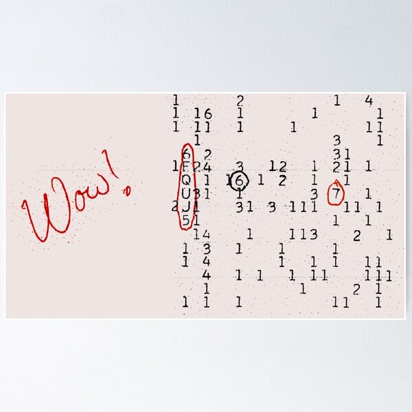 Item preview, Wow! signal designed and sold by Artaxias_Designs.