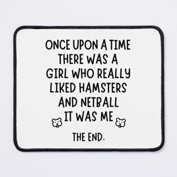 Item preview, A girl who really liked netball and hamsters. designed and sold by TheGreenGoat.