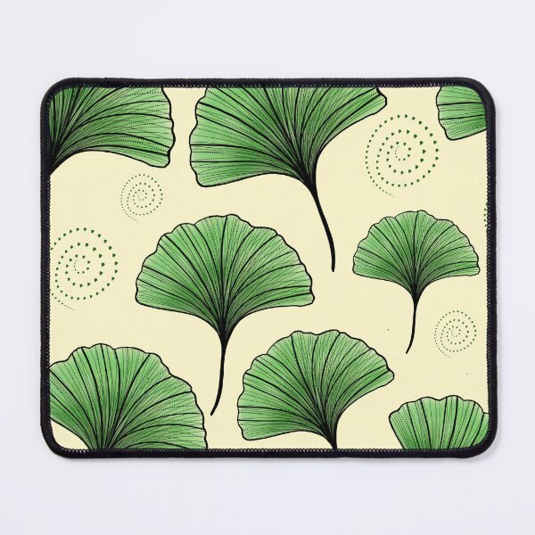 Item preview, beautiful colorful pattern with ginkgo biloba leaves - bright floral pattern designed and sold by Sunshine2504.