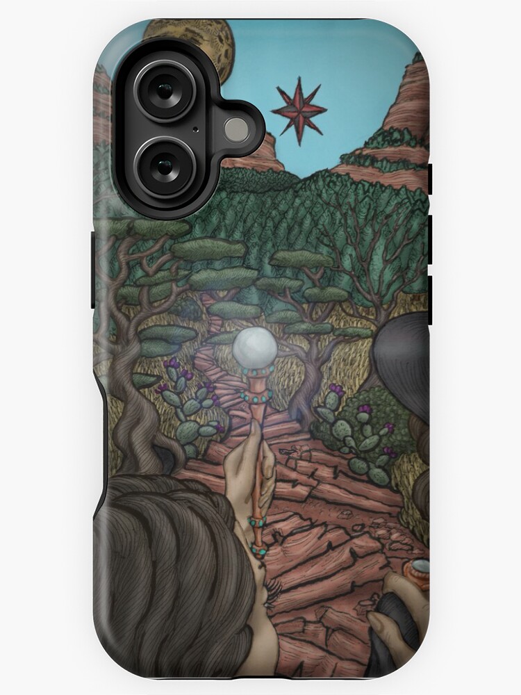 Thumbnail 1 of 4, iPhone Case, She Illuminates the Path by Ordovich designed and sold by Ordovich.