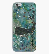 Wally the Whale hanging out with friends iPhone Case