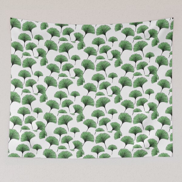 Item preview, beautiful colorful pattern with ginkgo biloba leaves - antistress coloring book designed and sold by Sunshine2504.