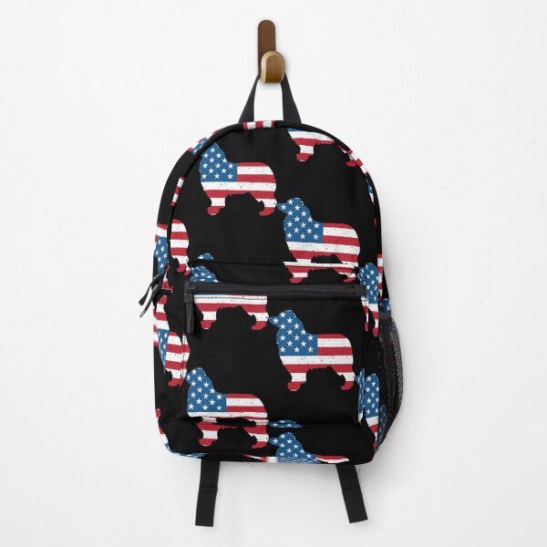 Item preview, Australian Shepherd - American Flag designed and sold by Lyda Hartmann.