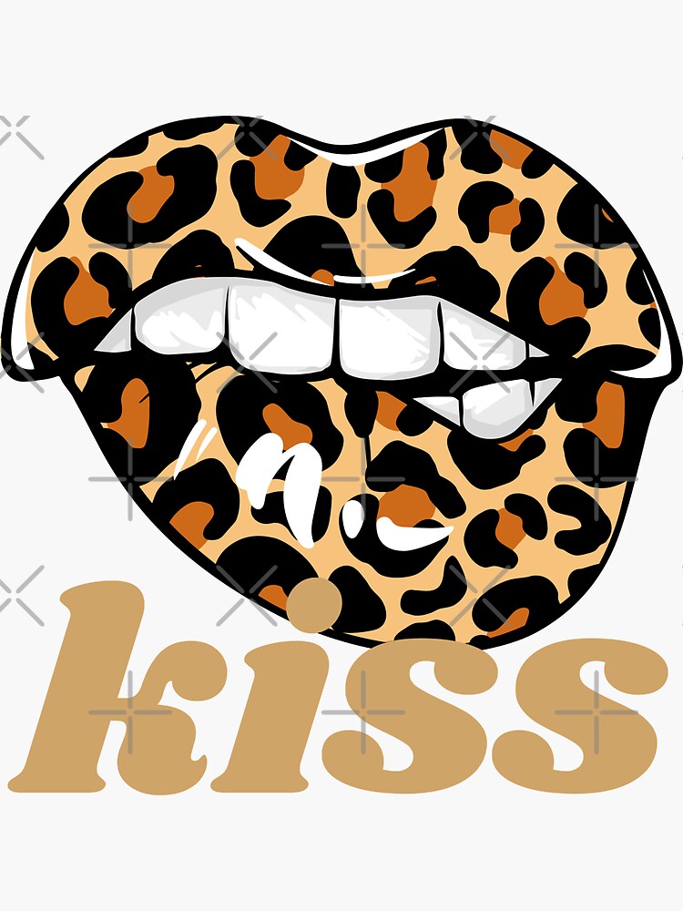 "Kiss" Sticker for Sale by tuzytuzy Redbubble