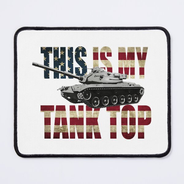 Item preview, American M60 Patton USA Army Battle Tank MBT US FLAG designed and sold by Lyda Hartmann.