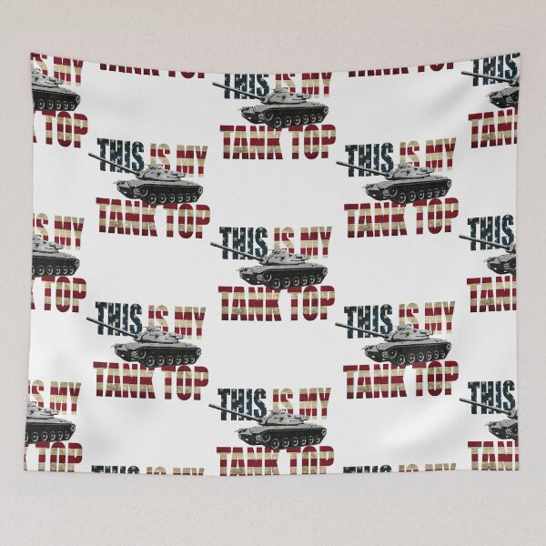 Item preview, American M60 Patton USA  Army Battle Tank MBT US FLAG designed and sold by Lyda Hartmann.