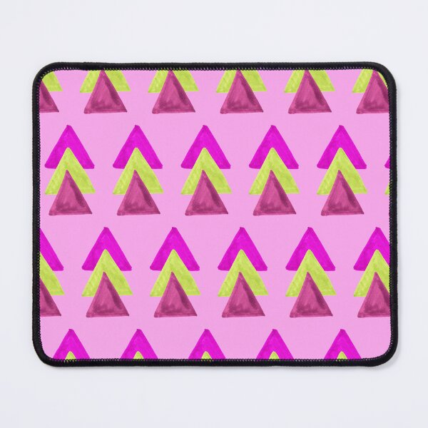 Item preview, Three Triangles Geometric Pattern - Pink and Yellow designed and sold by Harriet Linton.