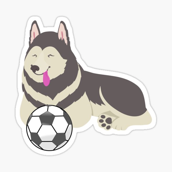 Husky Soccer Stickers for Sale | Redbubble