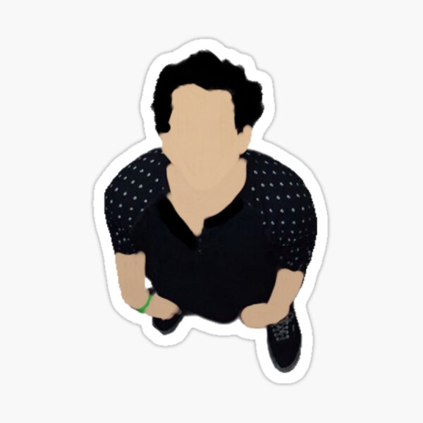 david-dobrik-posing-sticker-for-sale-by-tiffyiana-redbubble