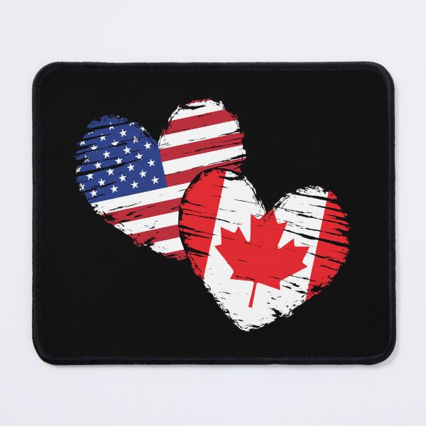 Item preview, Canadian USA Hearts Canada designed and sold by Lyda Hartmann.