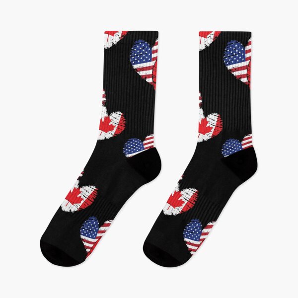 Item preview, Canadian USA Hearts Canada designed and sold by Lyda Hartmann.