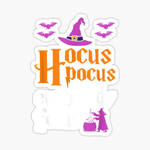 Three Funny Witches Halloween Hocus Pocus Everybody Focus Graphic For Fans Sticker For Sale By