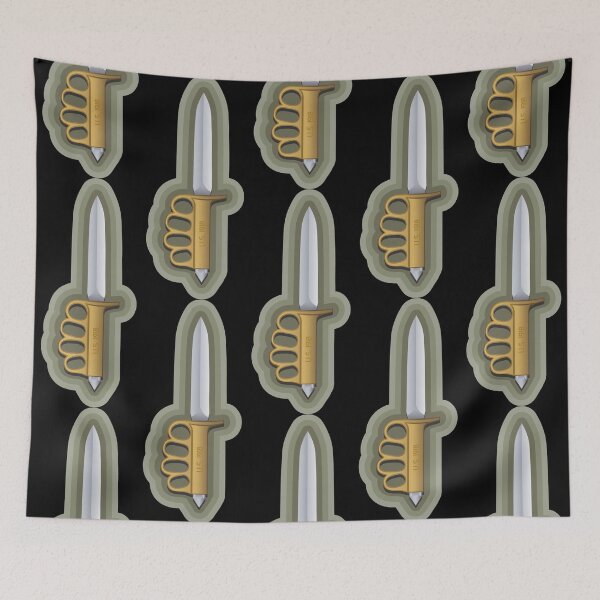 Item preview, Trench Knife with green border designed and sold by BRU Design.