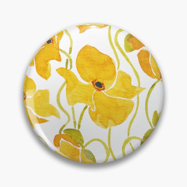Item preview, Sunshine Yellow Poppies designed and sold by JRoseDesign.
