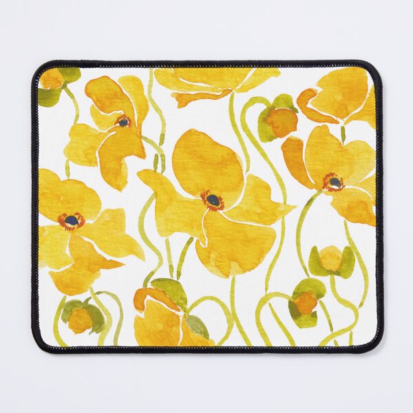Item preview, Sunshine Yellow Poppies designed and sold by JRoseDesign.