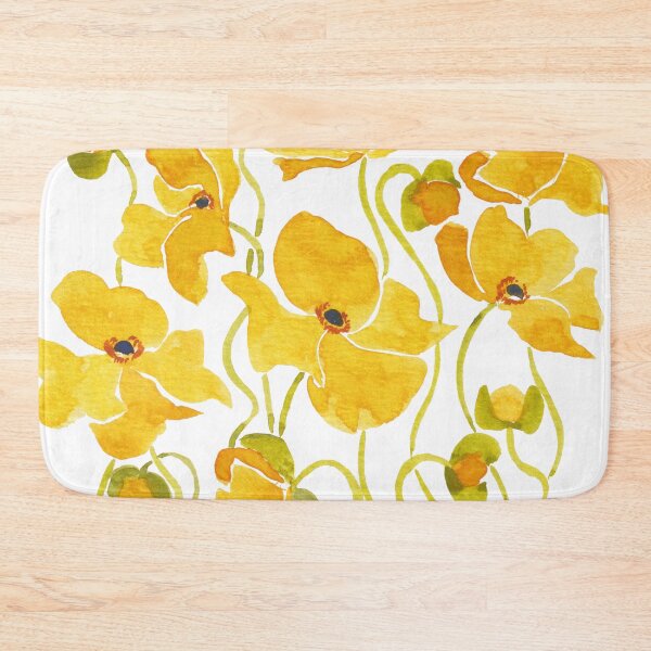 Item preview, Sunshine Yellow Poppies designed and sold by JRoseDesign.