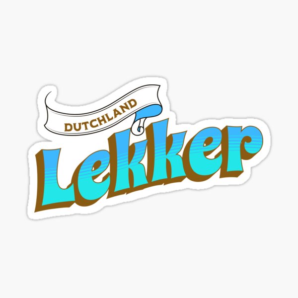 Lekker in Dutchland Sticker