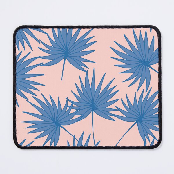 Item preview, Tropical Leaves Pattern Blue Saw Palmetto designed and sold by GraphicsClub.