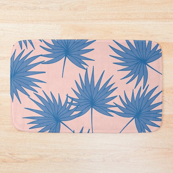 Item preview, Tropical Leaves Pattern Blue Saw Palmetto designed and sold by GraphicsClub.