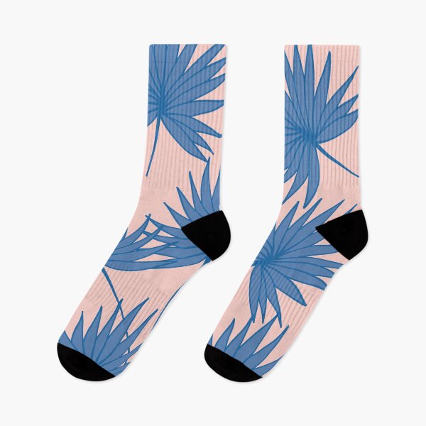 Item preview, Tropical Leaves Pattern Blue Saw Palmetto designed and sold by GraphicsClub.