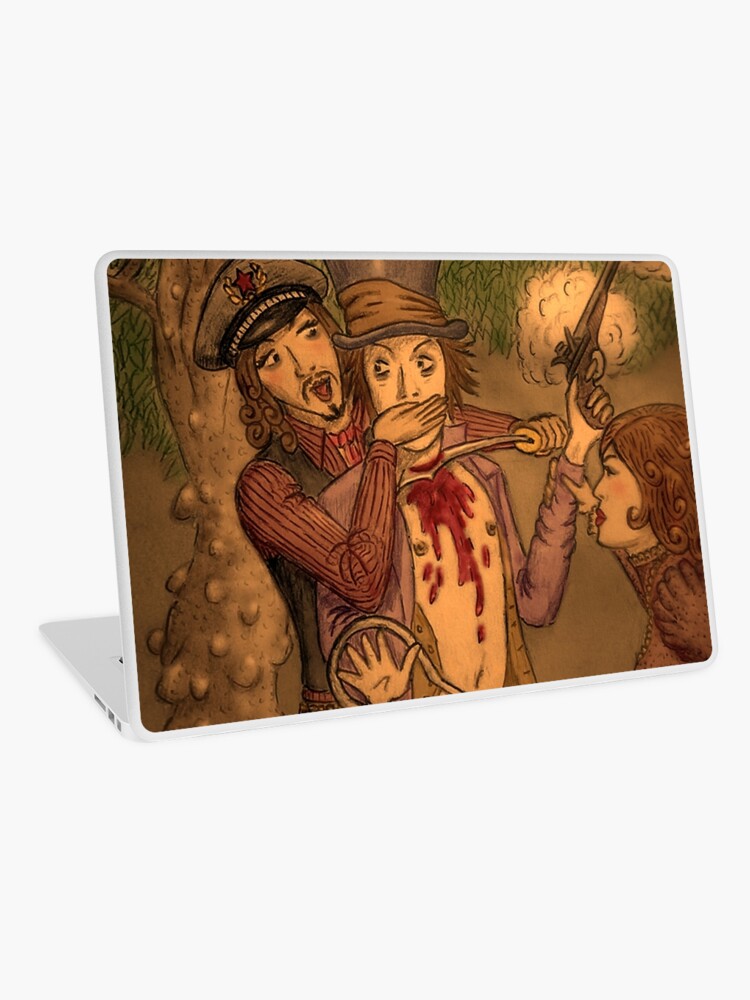 Thumbnail 1 of 2, Laptop Skin, Slashing by O von Ordovich designed and sold by Ordovich.