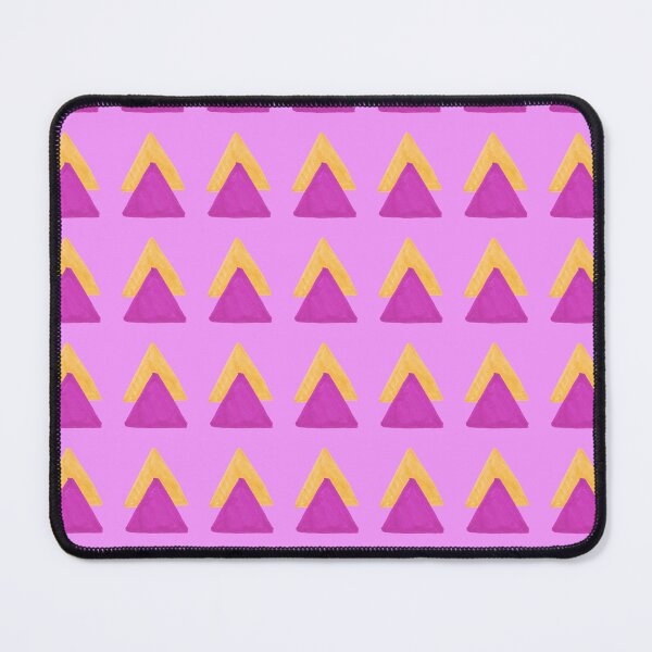 Item preview, Two Triangles Geometric Pattern - Pink and Yellow designed and sold by Harriet Linton.