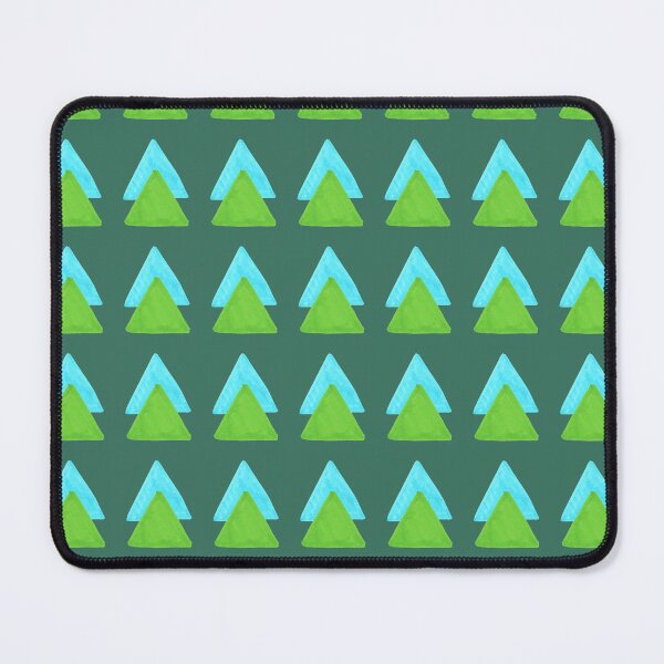 Item preview, Two Triangles Geometric Pattern - Green and Blue designed and sold by Harriet Linton.