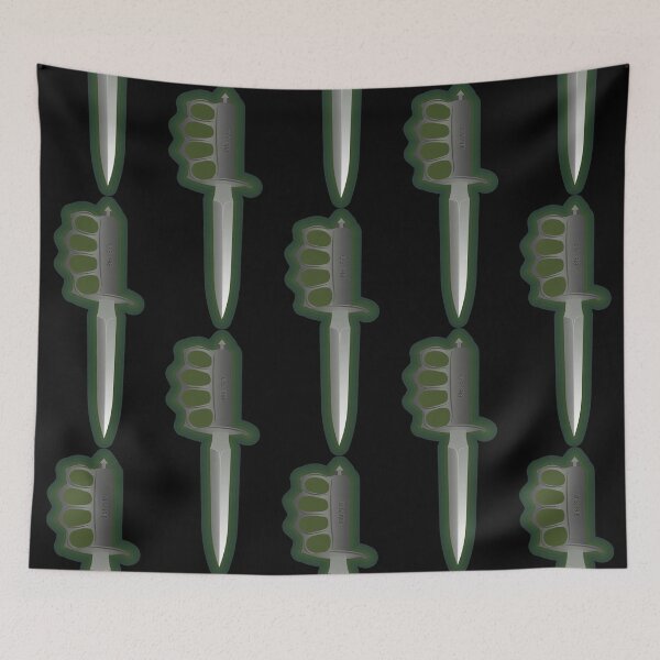 Item preview, Trench Knife with green border designed and sold by BRU Design.
