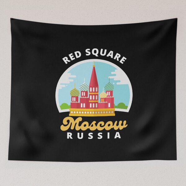 Item preview, Red Square Moscow / Krasnaya Ploshchad - Black designed and sold by travelforest.