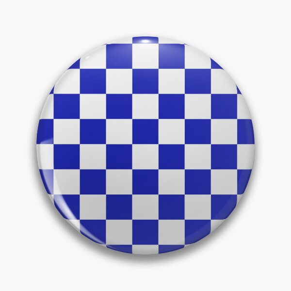 Artikelvorschau, Funky Checkered, Blau, Checkered Retro, Squares, Trendy, Boho, Trippy, 70er Vibes, Groovy Checkered entworfen und verkauft von lucentartshop1.