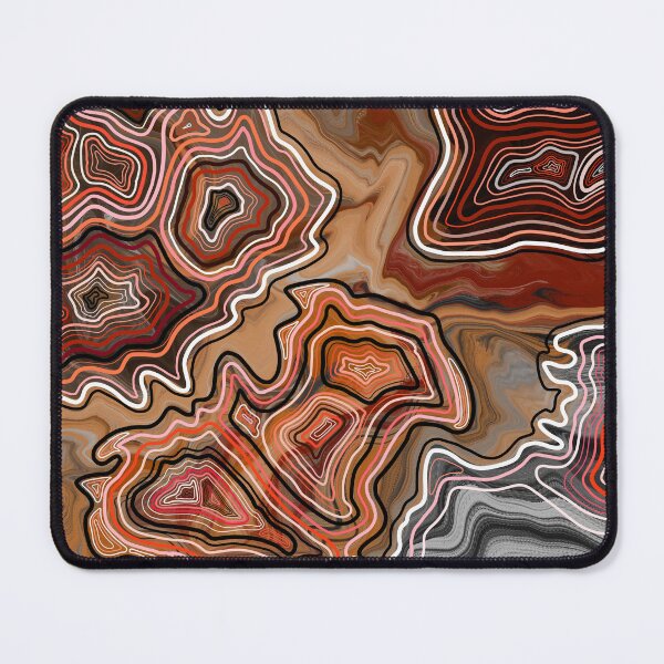 Item preview, Amber Hand Drawn Geode Digital Pattern designed and sold by Harriet Linton.