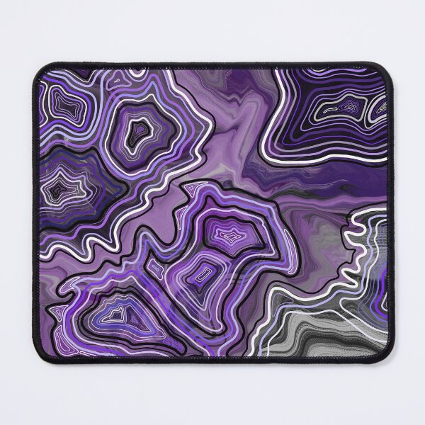 Item preview, Amethyst Hand Drawn Geode Digital Pattern designed and sold by Harriet Linton.