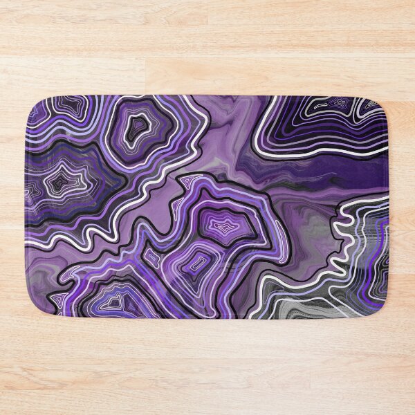 Item preview, Amethyst Hand Drawn Geode Digital Pattern designed and sold by Harriet Linton.