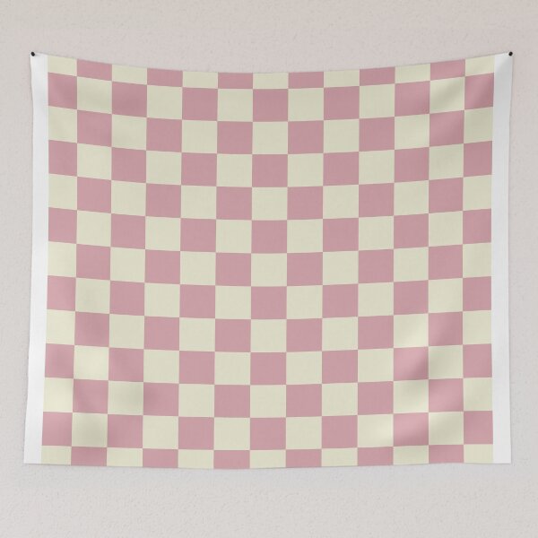 Artikelvorschau, Funky Checkered, Pink, Checkered Retro, Squares, Trendy, Boho, Trippy, 70er Vibes, Groovy Checkered entworfen und verkauft von lucentartshop1.