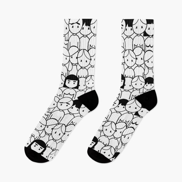 Item preview, monochrome people in graphics designed and sold by Viktoria-JaiHo.