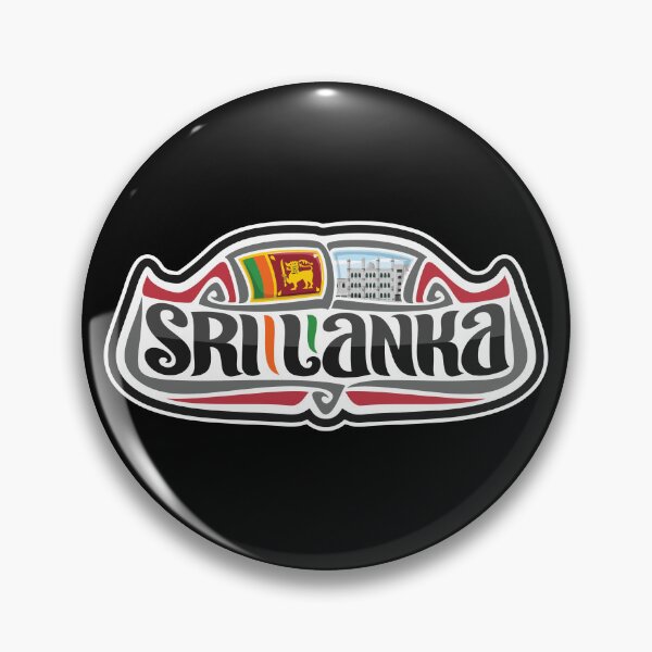 Item preview, Sri Lanka Flag Travel Souvenir Sticker Logo Badge designed and sold by TeeHome.