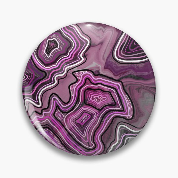 Item preview, Rose Quartz Hand Drawn Geode Digital Pattern designed and sold by Harriet Linton.