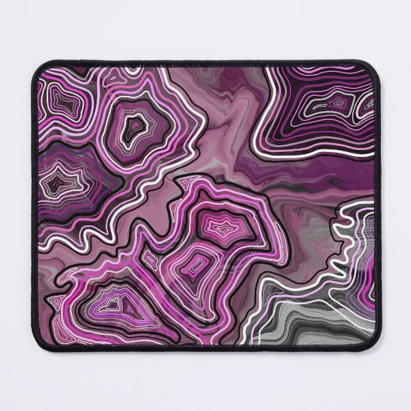 Item preview, Rose Quartz Hand Drawn Geode Digital Pattern designed and sold by Harriet Linton.