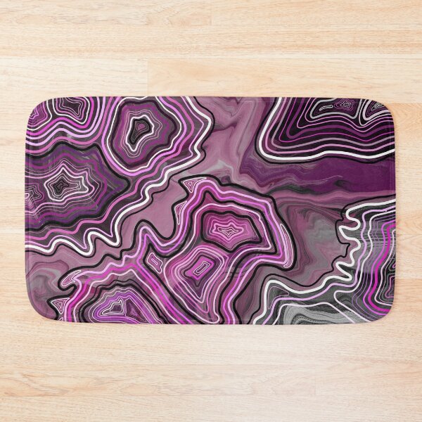 Item preview, Rose Quartz Hand Drawn Geode Digital Pattern designed and sold by Harriet Linton.