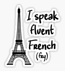 Fluent French Sticker